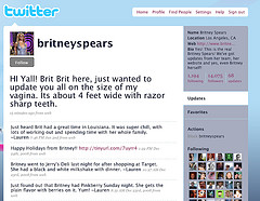 Britney Spears Twitter hacked