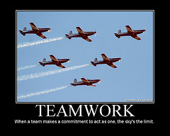 Teamwork - RAAF Roulettes
