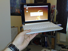 Acer Aspire One at hand