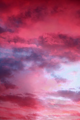 Free sunset flamingo pink colorful clouds texture for layers