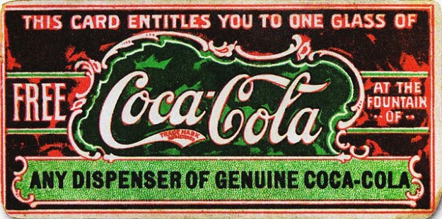 19th Century Coca Cola Coupon