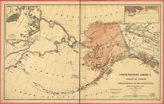 Alaska map 1867