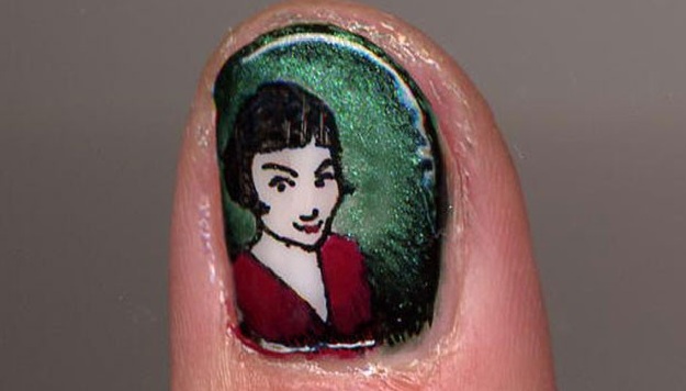 1. Magic film nail art tutorial - wide 4