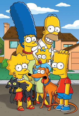 Simpsons Family Picture