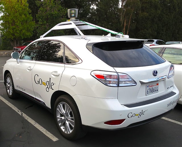 Google's Lexus rx 450h Self Driving car