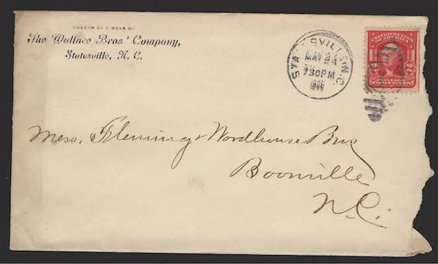 Envelope   Boonville Address 000