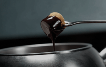 Image of a chocolate marshmallow fondue