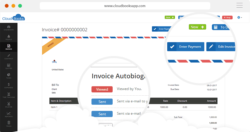 CloudBooks Invoicing