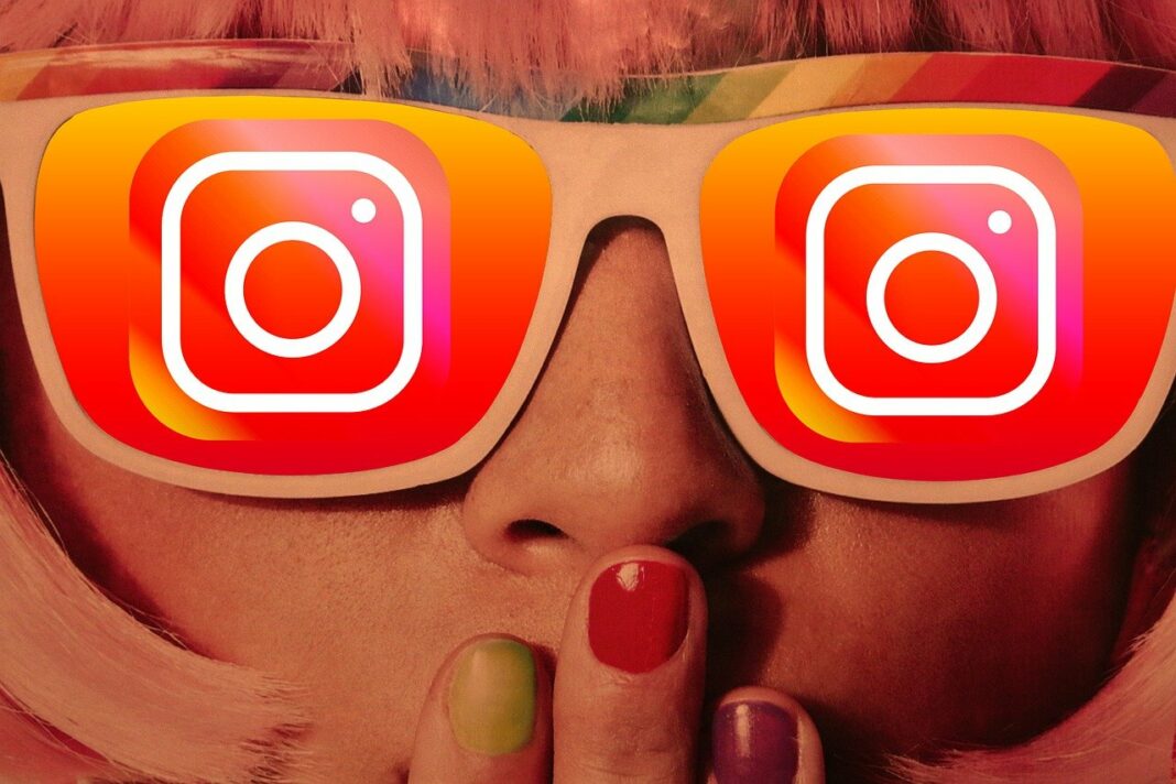 Buying likes on instagram, sunglasses with the instagram logo on them