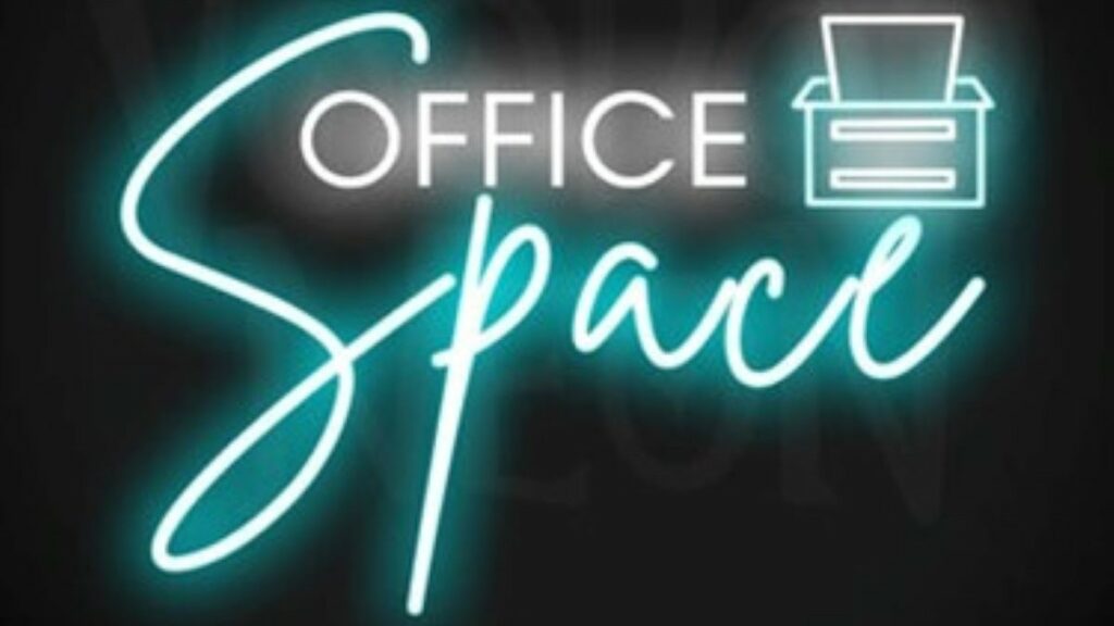 business marketing represented by an LED sign advertising office space