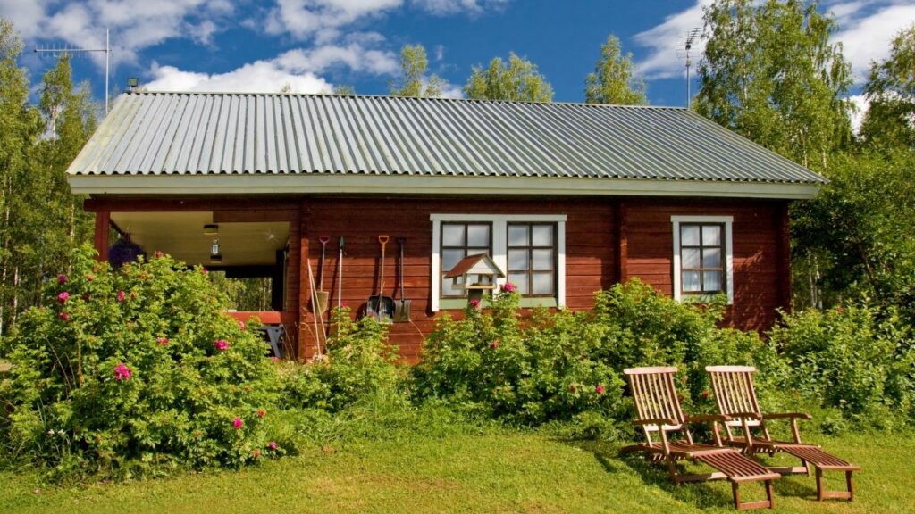 Scandinavian real estate represented by a Finnish cottage