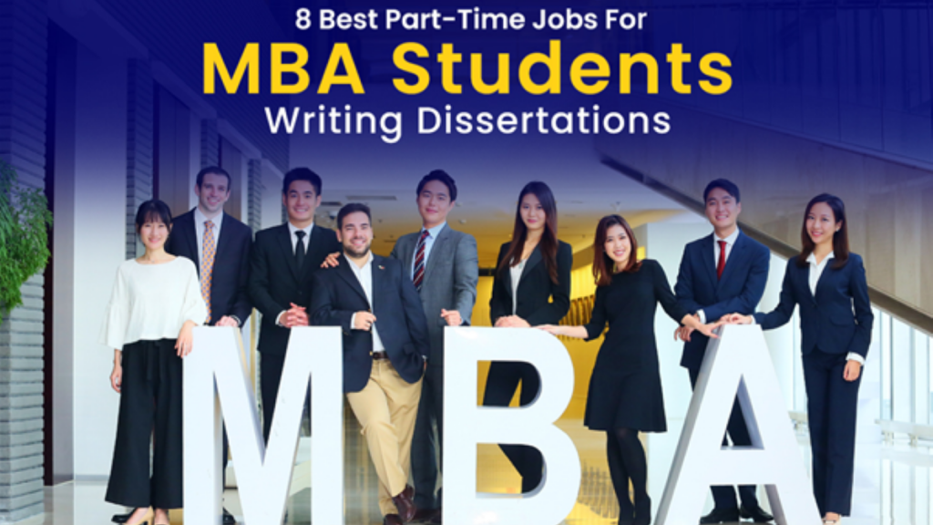 MBA students posing for a photograph